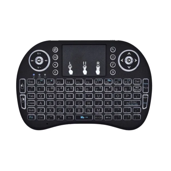 Tastatura Mini I8 Touchpad Neagra