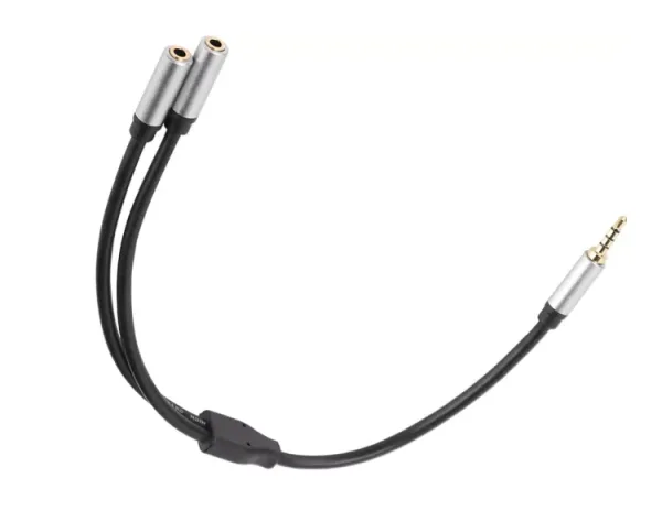 Cablu adaptor audio QHD74  de 3.5mm 20cm