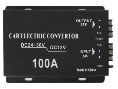 Convertor auto 100A tensiune 24v la 12v