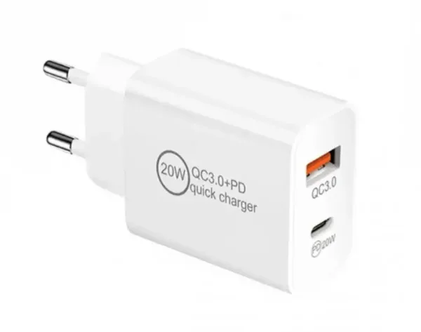 Incarcator pentru telefon PD+QC3.0 20W