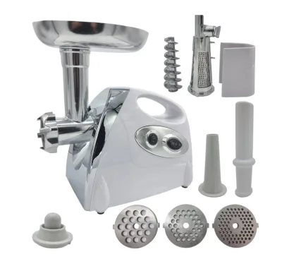 Masina de tocat carne electrica 3000W *4 in 1* cu adaptor rosii, carnati, chitele; 3 site inox, PROFESSIONAL CAMPION CMP0802