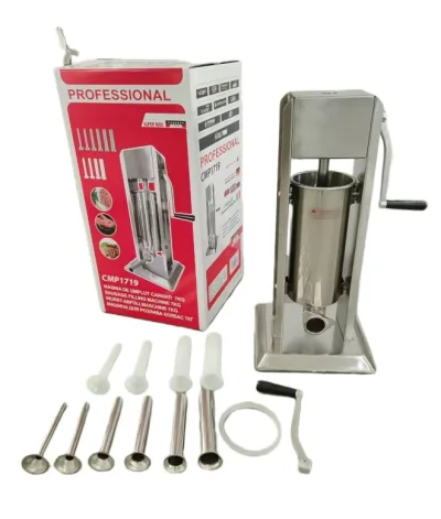 Masina de umplut carnati profesionala FULL-INOX, 7KG, 6 palnii inox Campion CMP1719