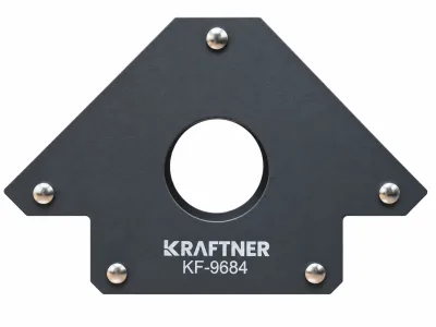 Suport magnetic pentru sudura 33 kg (75 lbs), unghiuri 45°, 90° si 135°, KRAFTNER KF-9684