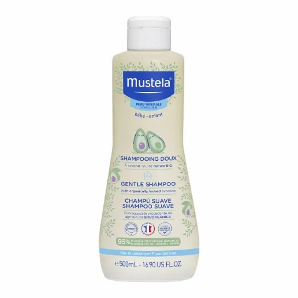 Sampon delicat pentru bebelusi, 500ml, Mustela