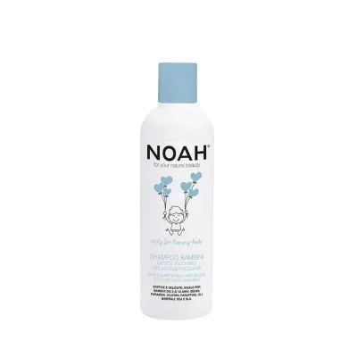 Noah Sampon cu lapte &amp; zahar pentru spalare frecventa pentru copii, 250ml