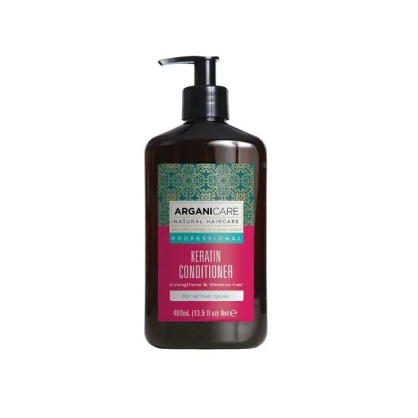 Balsam fortifiant si nutritiv cu Keratina, 400 ml, Arganicare