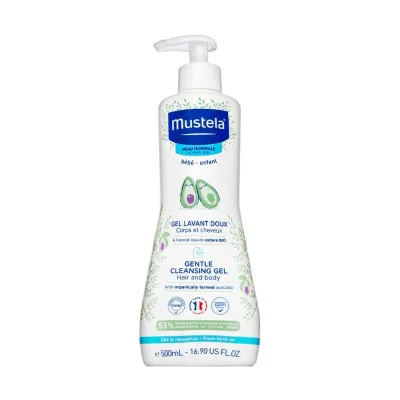 Gel de curatare delicat pentru par si corp, 500ml, Mustela