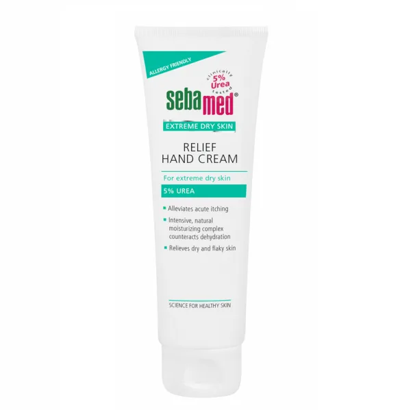 Crema dermatologica pentru maini cu 5% uree Extreme Dry Skin, 75 ml, Sebamed