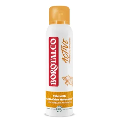 Deodorant spray Active Mandarine &amp; Neroli, 150ml, Borotalco