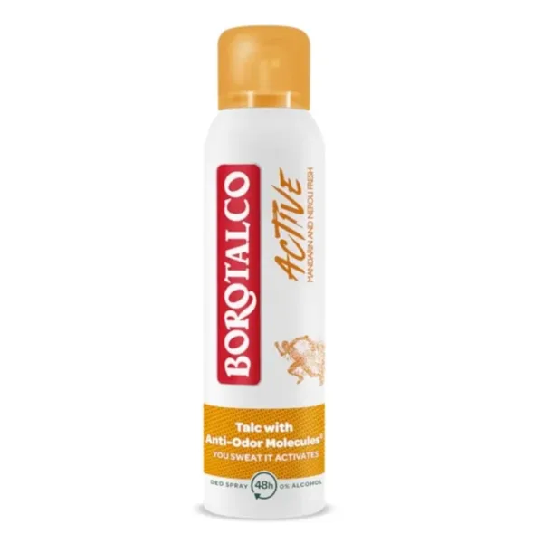 Deodorant spray Active Mandarine &amp; Neroli, 150ml, Borotalco