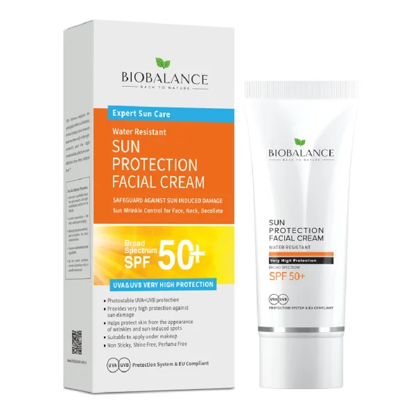 Crema protectie solara SPF50+ pentru fata, protectie foarte inalta UVA &amp; UVB, 75 ml, Bio Balance