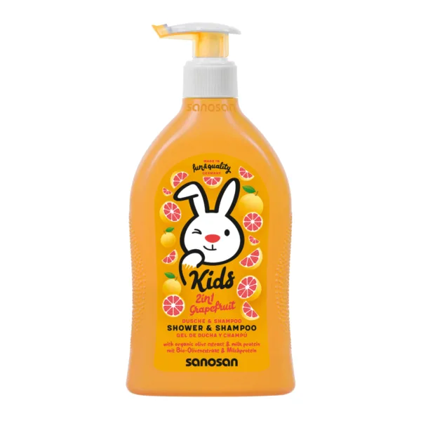 Gel de dus si sampon 2in1, 400 ml, Sanosan