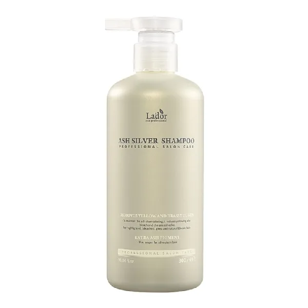 Samponul hidratant pentru nuantarea parului blond Lador Ash Silver, 300 ml, La'dor