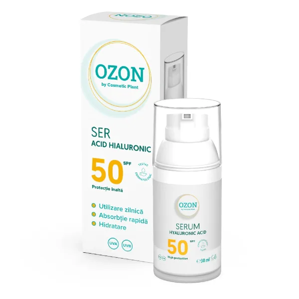 Ser Acid hialuronic SPF50 Ozon, 30ml, CosmeticPlant