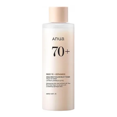 Toner hidratant Rice 70 Glow Milky, 250 ml, Anua
